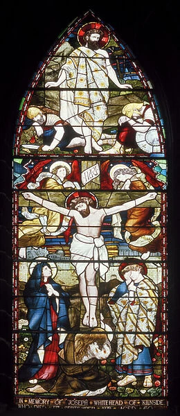 The Crucifixion, Paisley Abbey, Cottier & Co, 1874