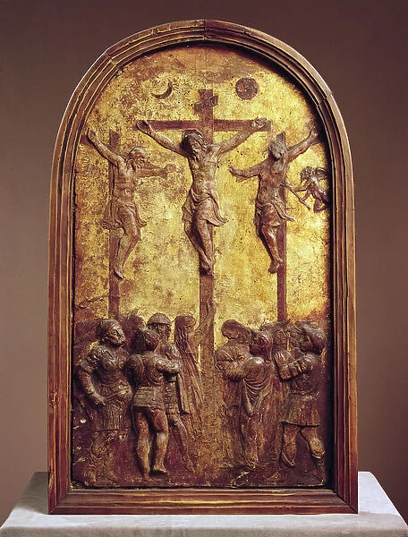 Crucifixion, third quarter of the 15th century or 19th century (papier mache)
