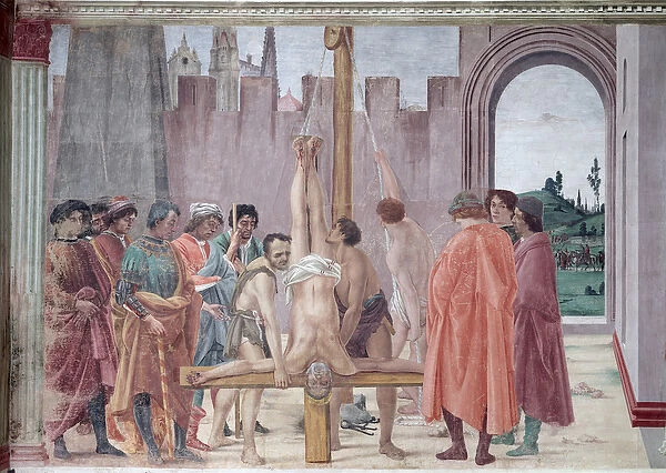 The Crucifixion of St. Peter, c. 1484-85 (fresco) (post restoration)