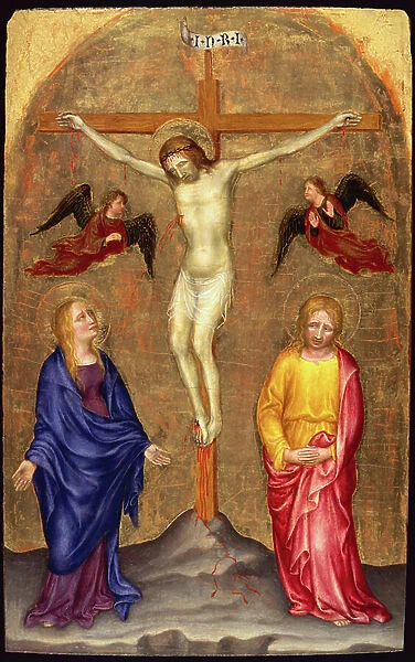 The Crucifixion (tempera on panel)