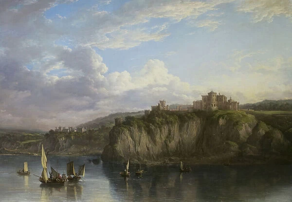 Culzean Castle from the Sea, c. 1816 (oil on canvas)