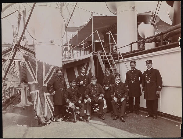 Cunard Line, S. S. 'Umbria', c. 1897 (b  /  w photo)