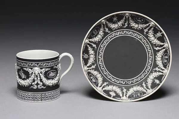 Cup and Saucer, designed and made by Wedgwood Factory, c