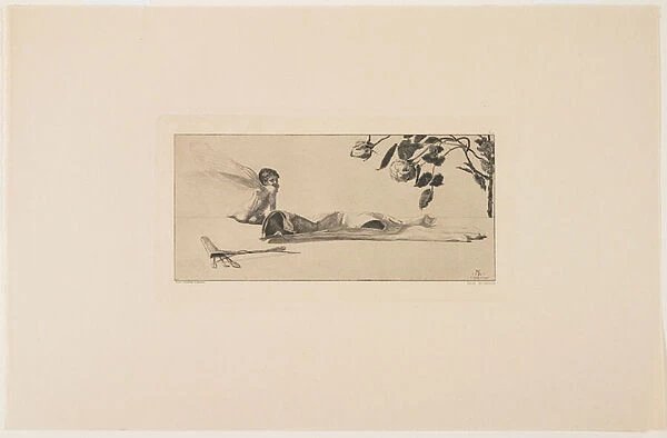 Cupid, 1881 (etching)