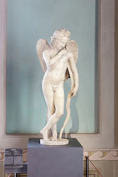 Cupid with a bow, mid 2nd century AD (marble)