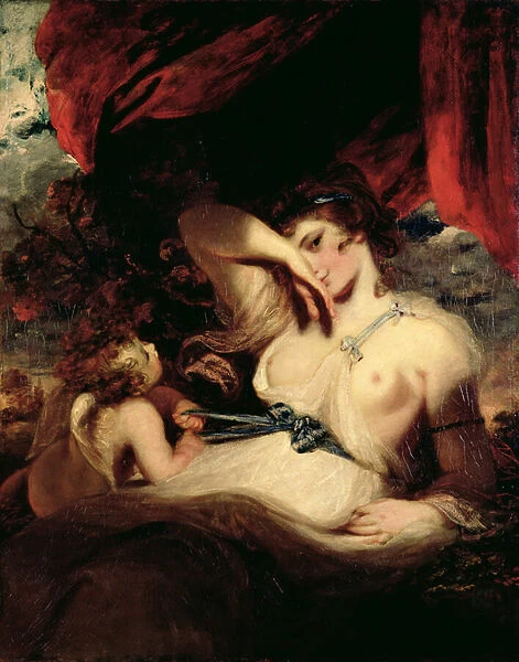 Cupid Unfastening the Girdle of Venus, 1788 (oil on canvas)
