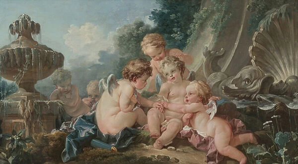 Cupids in Conspiracy, 1740s (oil on canvas)