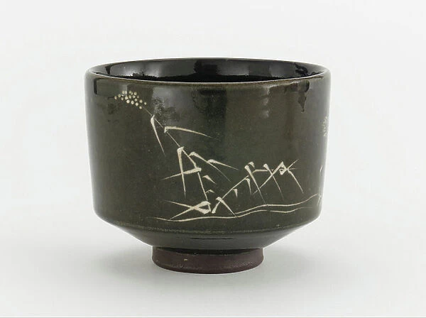 Cylindrical tea bowl, Kumamoto prefecture, Meiji era, c.1902-09 (ceramic)