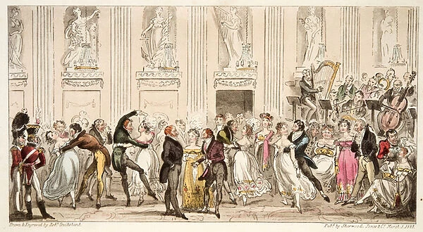 The Cyprians Ball at the Argyle Rooms, from The English Spy, pub