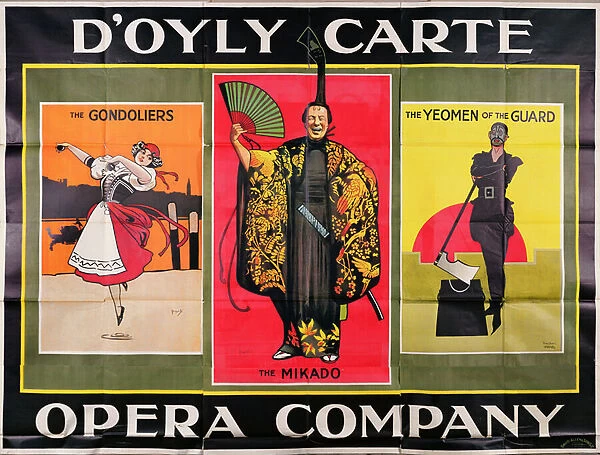 D Oyly Carte Opera Company (colour litho)