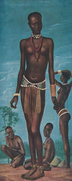 Daboa, jeune fille Sara (Fort Archambault), from Dessins et Peintures d Afrique