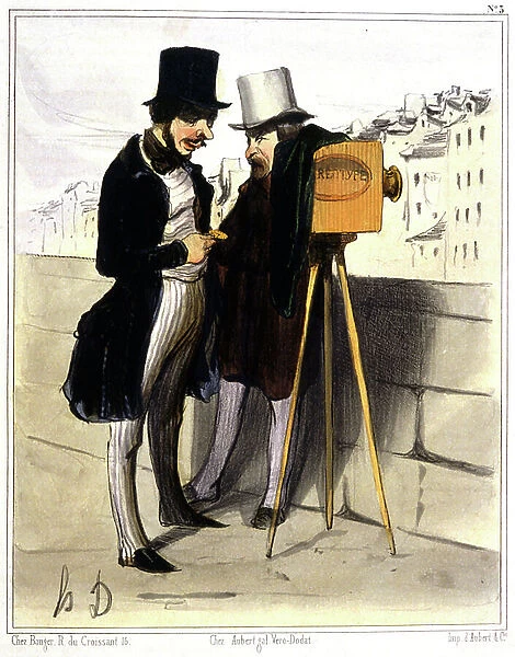 Daguerreotypeur (photographer), c. 1850 (print)