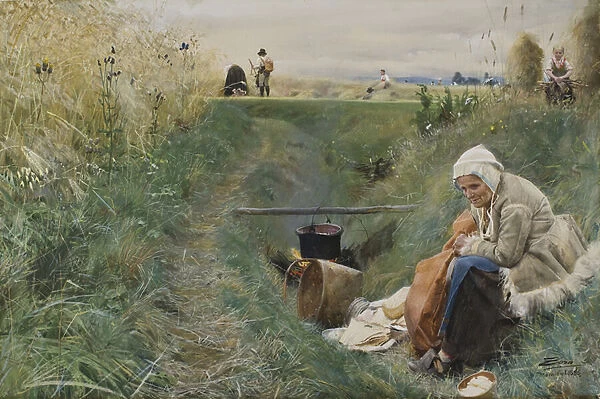 Our Daily Bread, 1886 (w  /  c on paper)