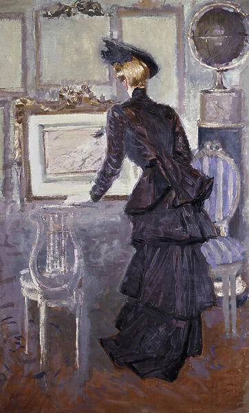 Daisy, Princess of Pless in the Artists Studio, 1907 (oil on canvas)