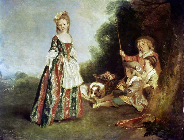 The Dance, or Iris, 1719-20 (oil on canvas)