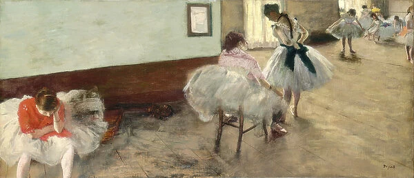 The Dance Lesson, c. 1879 (oil on canvas)