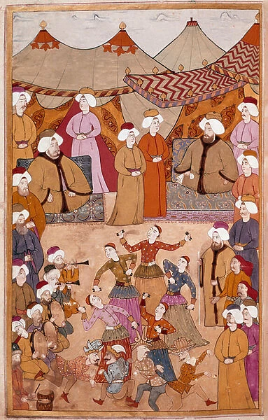 Dance for the Pleasure of Sultan Ahmed III. Beginning of 18th century