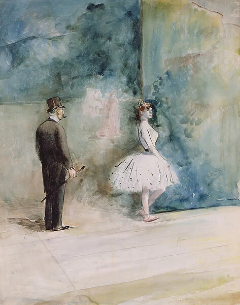 The Dancer, 1890 (w  /  c on paper)