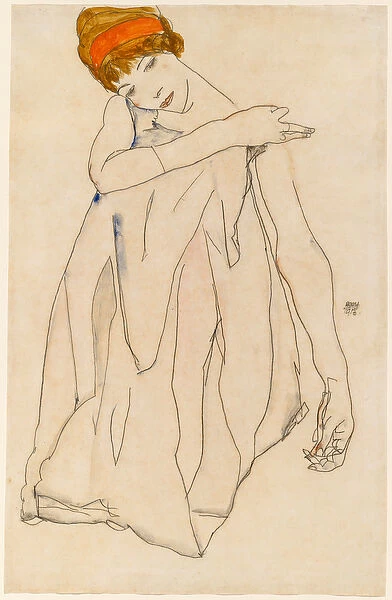 Dancer (Die Tanzerin), 1913 (w  /  c and gouache over graphite on wove paper)