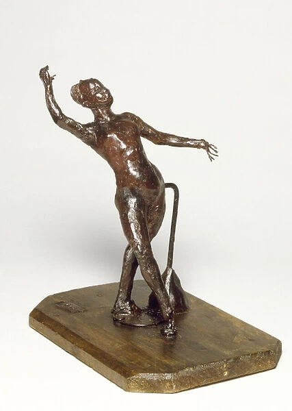 Dancer with Tambourine, c. 1895 (brown wax)