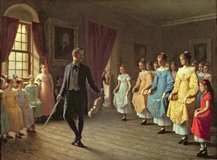 Framed Print : The Dancing Lesson Framed Print : The Dancing Lesson