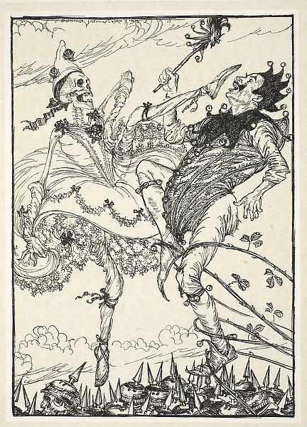 Dancing Partners, illustration from The Kaisers Garland by Edmund J. Sullivan, pub