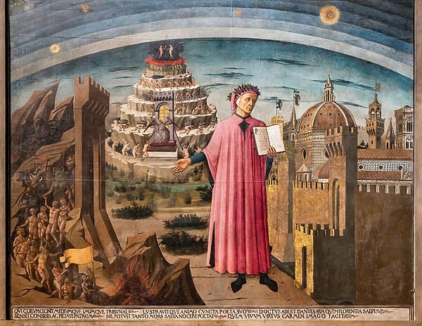 Dante Alighieris Divine Comedy, 1465 (fresco)