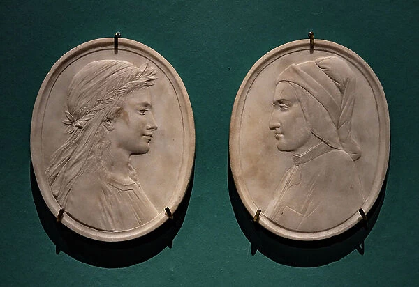 Dante, Beatrice, second half XIX century (marble)