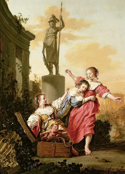 The Three Daughters of Cecrops discovering Erichthonius