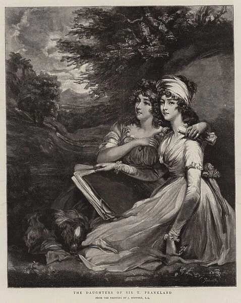 The Daughters of Sir T Frankland (engraving)