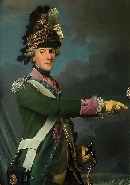 The Dauphin, Louis-Ferdinand in Uniform of Dragon, 1765 (Oil on Canvas)