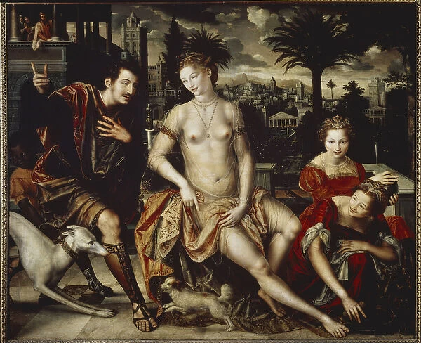 David and Bethsabee - Oil on wood, 1562