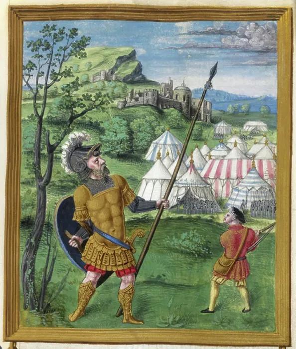 Framed Print : David and Goliath Framed Print : David and Goliath