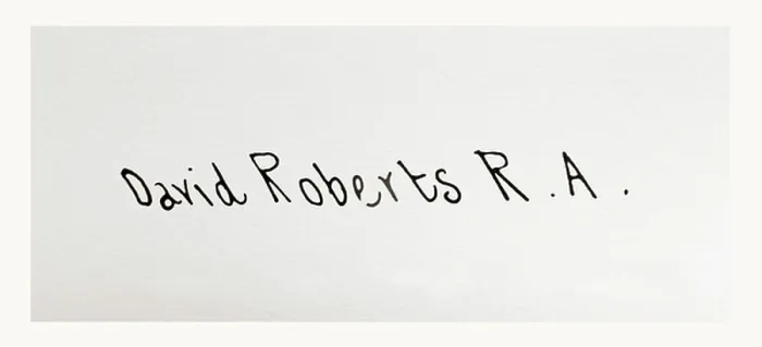 Framed Print : David Roberts Framed Print : David Roberts