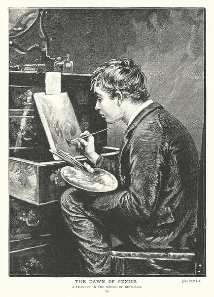 The Dawn of Genius (engraving)