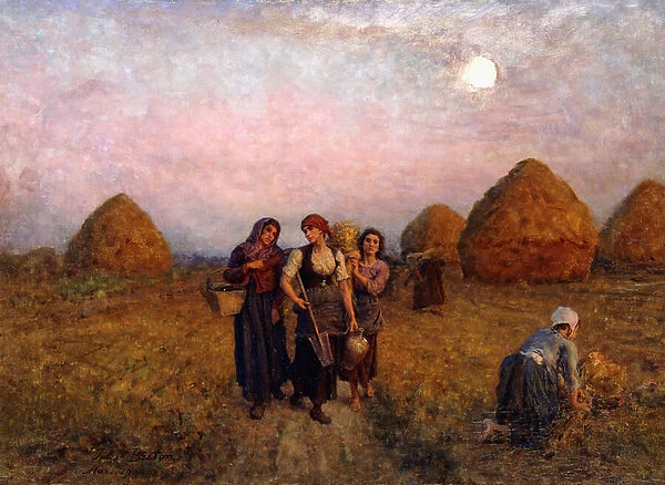 Dawn labour, 1900 (oil on canvas)
