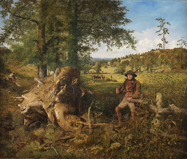 A Day in the Country (Oil on canvas)