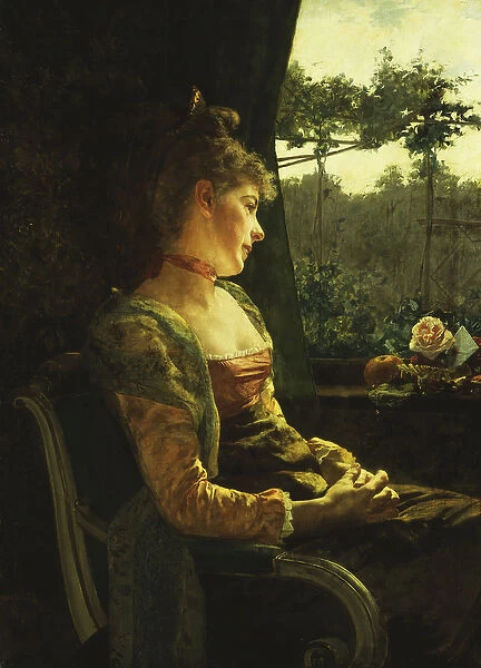 Daydreams, 1891 (oil on canvas)