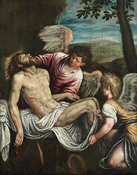 The Dead Christ with Angels, c. 1580 (oil on canvas)