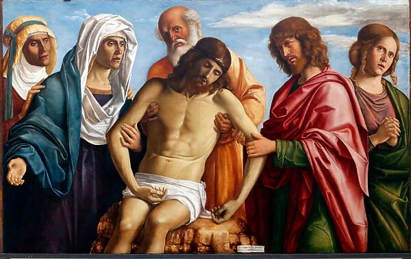Dead Christ supported by the Virgin Mary, Nicodemus, Saint John the Evangelist