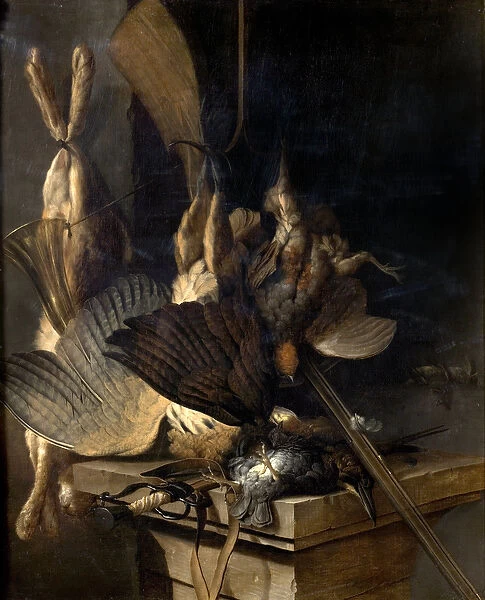 Dead Game, 1657 (oil on canvas)