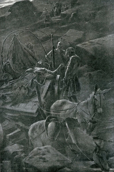 The Death of Darius (litho)
