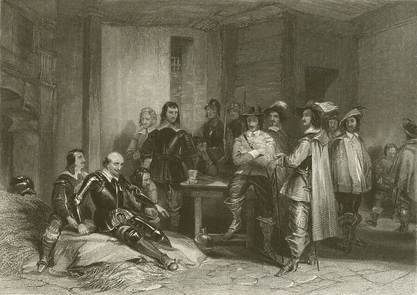 Death of the Earl of Lindsey (engraving)