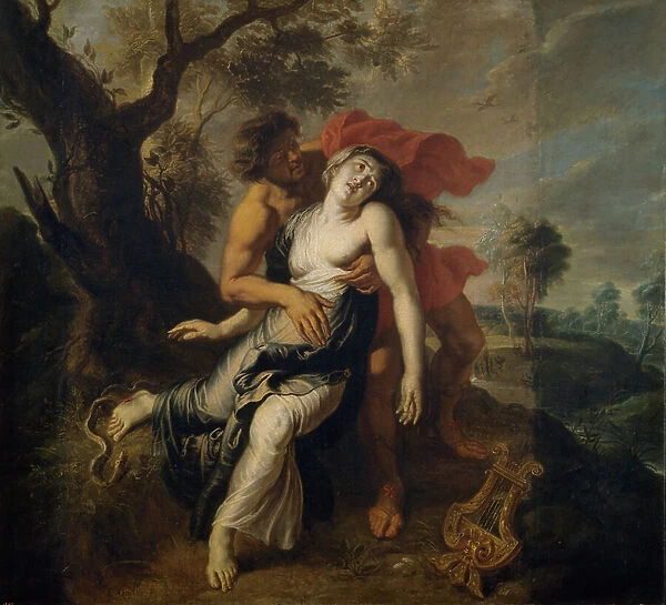 The Death of Eurydice, 1636-38 (oil on canvas)