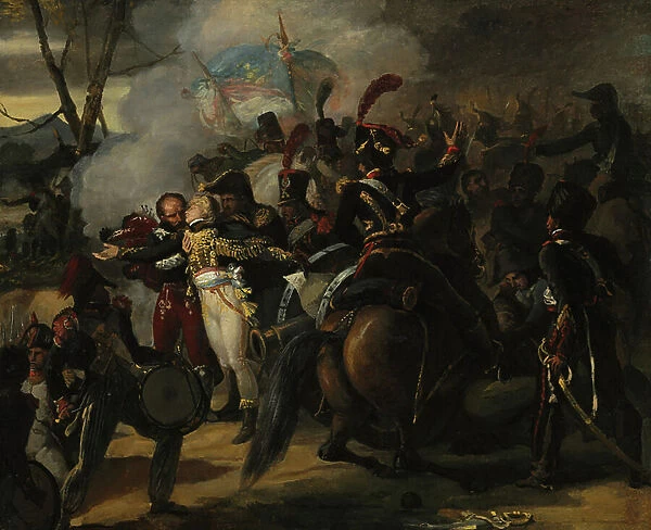 The Death of General Colbert, c. 1809-10 (oil on fabric)