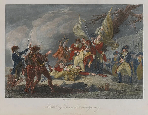 Death of General Montgomery, 1775 (engraving)