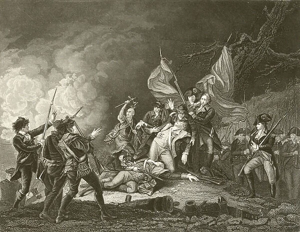 The death of General Montgomery (engraving)