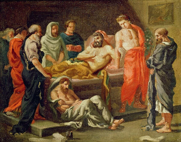 The Death of Marcus Aurelius (sketch), c. 1843