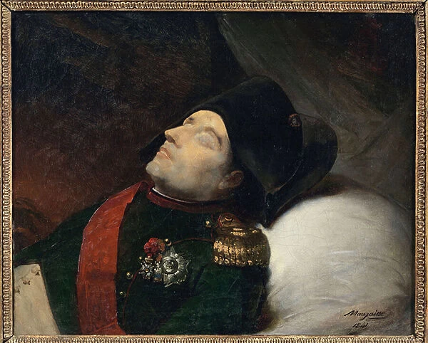 Death of Napoleon, by Mauzaisse, Jean Baptiste (1784-1844)