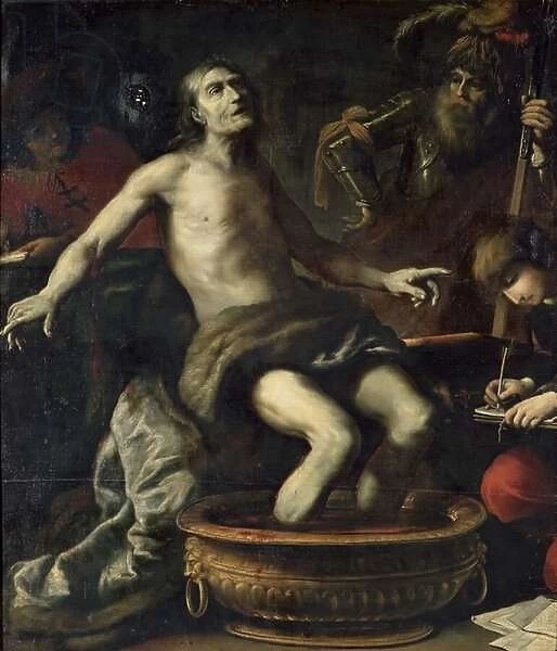 The Death of Seneca, 1633 (oil on canvas)